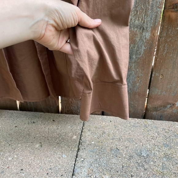 H2H Men's Brown Fitted Long Sleeve Button Down Size Large - Picture 7 of 11